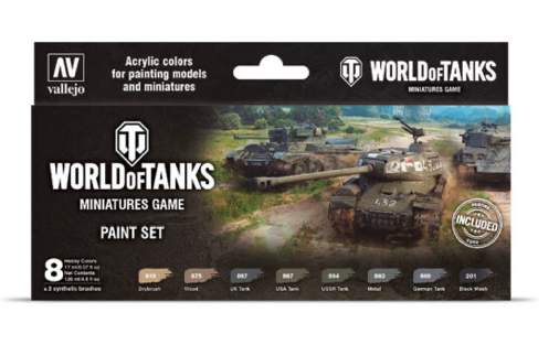 World of Tanks: Vallejo - Paint Set