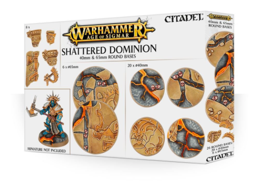 Citadel: Shattered Dominion - 40mm & 65mm Round Bases