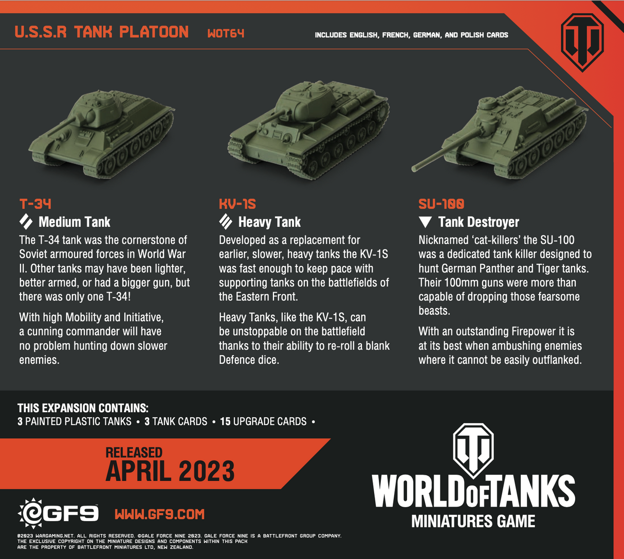 World of Tanks: Soviet - Platoon Expansion Pack Wave 1